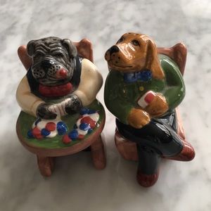 Dog Salt and Pepper Shakers